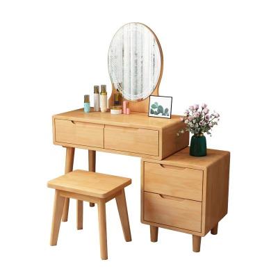 China Adjustable (other) Dresser table European dresser bedroom furniture mirror illuminated dresser for sale