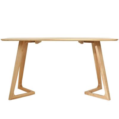 China Wooden dining table (the other) of adjustable Nordic minimalist modern dining tables for sale