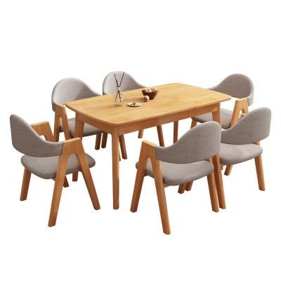 China Nordic Foldable Dining Room Furniture Kitchen Table Wooden Telescopic Dining Table for sale