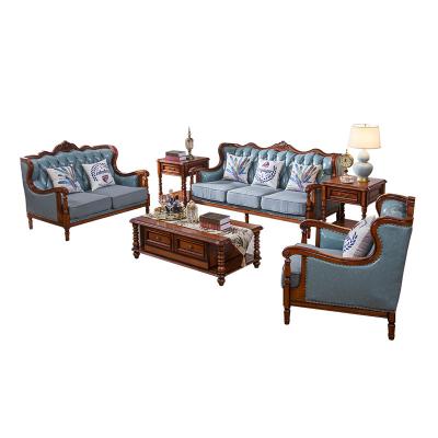 China Adjustable Modern Retro Luxury Living Room Furniture Wooden Carving Set (Other) for sale