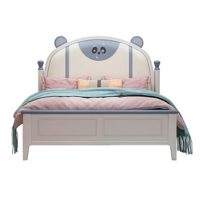 China Hot Sale Wooden Bedroom Furniture Cartoon Solid Wood Kids Bed Set Children Bed for sale