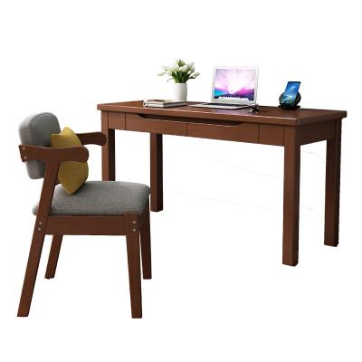 China Extendable Wooden Write Table Office Furniture Modern Desks for sale