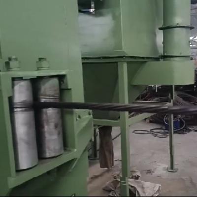 China Automation with Speed Circular Wire Shot Blasting Machine at 80 Meters Per Second à venda