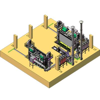 China Customizable Two Screw Mandrels Wire Rod Coil Shot Blasting Machine for Wire Descaling for sale