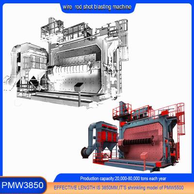 Κίνα Standard Parts Shot Peening Wire Rod Shot Blasting Machine for Corrosion-Free Surface προς πώληση