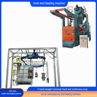 China International Standard Spinner Hanger Shot Blasting Machine with up to 5 Blast Wheels à venda