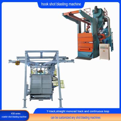 China Automatic K Series Spinner Hanger Shot Blasting Machine for Heavy Duty Applications zu verkaufen