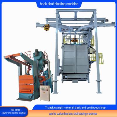 China Overhead Conveyor Shot Blasting Machine Automatic Customized à venda