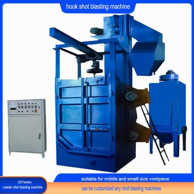 Chine Customized Single and Double Hook Hanger Shot Blasting Machine for Big Structure Parts à vendre