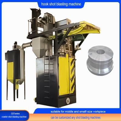 China Hook Type Airless Shot Blasting Cleaning Machine for Aluminum Alloy Parts for sale