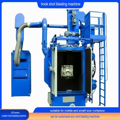 China Hook Type Shot Blasting Machine Used on Welding Parts for Electric Rust Removing for sale