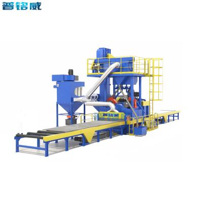 China Customized Multiple Colors Steel Plate Shot Blasting Machine for Your Manufacturin for sale