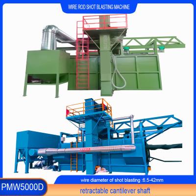 China 150 Kw Total Power Electric Wire Rod Shot Blasting Machine Automatic for sale