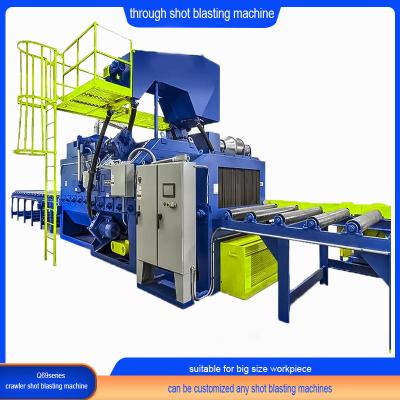 China Customized Through Type Shot Blasting Machine with 6*30 Impeller Head Power Made for sale