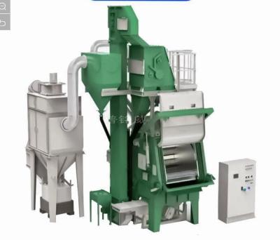 China Rotary Abrator Tumble Rubber Belt Shot Blasting Machine for Metal Surface Treatment for sale