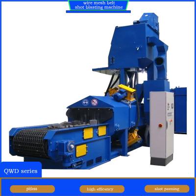 China Wire Mesh Conveyor Belt Shot Blasting Machine for Aluminum Alloy Parts Customization for sale