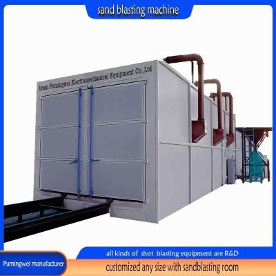 China Effective Derusting Sand Blast Room for Surface Contamination Removal and Restoration Te koop