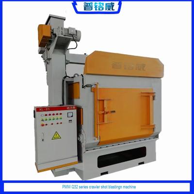 China Customization Q329 Auto Rust Cleaning Crawler Tumble Rubble Belt Shot Blasting Machine for sale