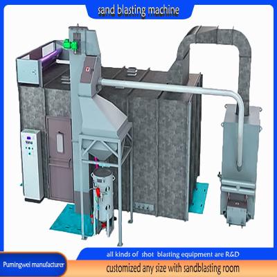 China One Derusting Cleaning Equipment Sandblasting Room for All Workpiece Applications for sale