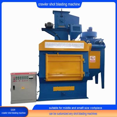 China 2.0-2.8t/H Production Rate Rubber Crawler Type Shot Blasting Machine for Small Castings for sale