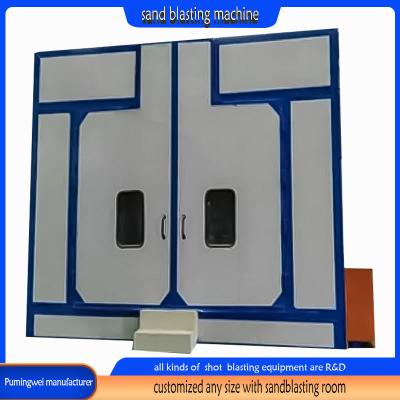 China 20 Years Industrial Experience Customized Sandblasting Rooms for Derusting Workpieces for sale