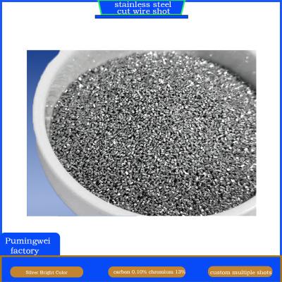 China High Hardness HRC 32-50 Round Shape Stainless Steel Cut Wire Shot for Durable Blasting zu verkaufen