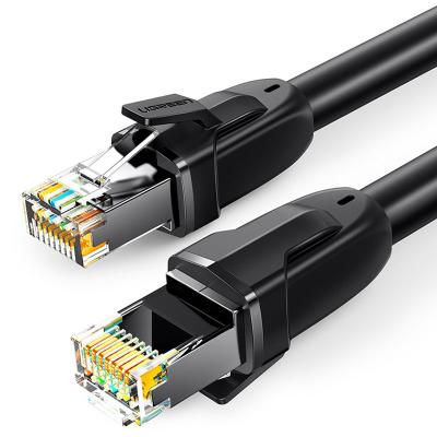 China UGREEN Braided Ethernet Cable CAT8 40Gbps 2000MHz CAT 8 Networking Cotton Internet Lan Cord For Laptops PS 4 Router RJ45 Cable NW153 for sale