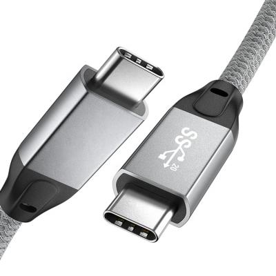 China Full Type C 100W USB-C Cable 20Gbps USB 3.2 Gen 2x2 Player MP3/MP4 PD To USB-C Cable With E-Marker Chip for sale