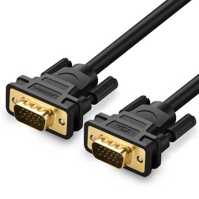 China Camera Ugreen VGA Cable VGA Male To Male Cable 1080P 5m 10m Cabo 15 Pin Cord Wire For TV Computer Monitor Projector VGA Cable A.W.G. 28 for sale