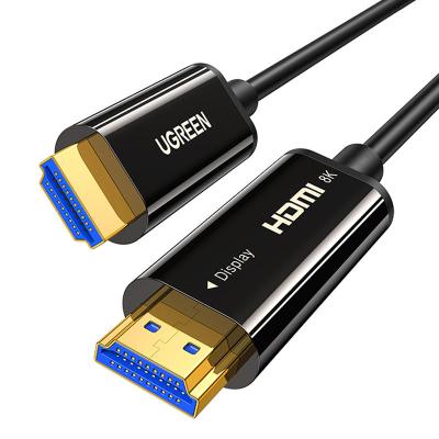 China UGREEN 8K HDMI 2.1 Camera Fiber Optic Cable 48Gbps HDMI 2.1 Ultra High Speed ​​HDR10 HDCP 2.2 Audio Cable For PS5 Xbox TV Projector for sale