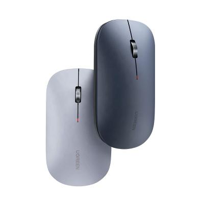 China UGREEN Mini Wireless Mouse 4000 DPI Silent Mouse For Mice Computer Laptop PC Mice Without 2.4G Thin Thin Wire 3cm Quiet Wireless Mouse for sale