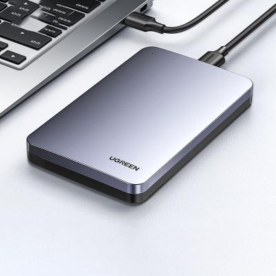 China Ugreen HDD Case Aluminum USB C Hard Drive Enclosure for 2.5