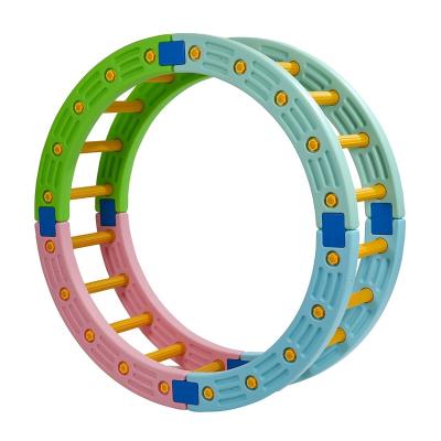 China Early Education Children's Combined Circle Board Physical Health School Equipment Balance Bridge Training Toy Combined In 1/4 Round Circle for sale