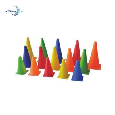 China Flexible PVC Soccer Plastic Soccer Cone Roadblock Toys for sale