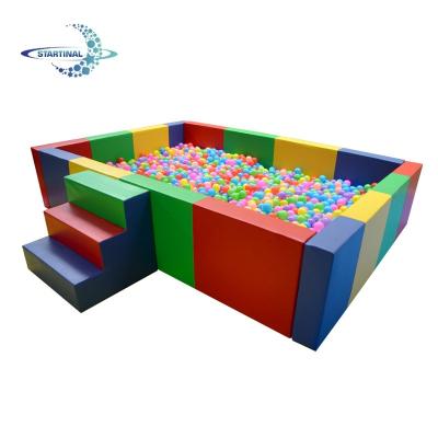 China Eco-friendly Square Soft Plastic Toddler Play Combination Ball Indoor Pool Children Plastic For Kids for sale