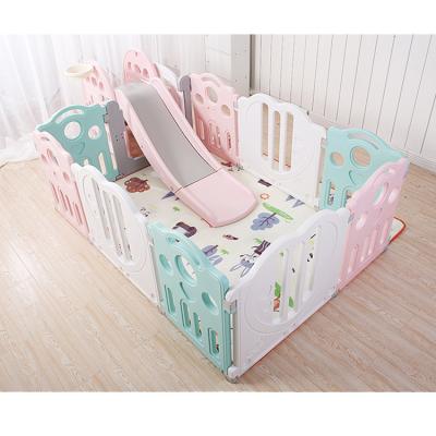 China Custom Folding Custom Removable Indoor Household Plastic Kids Playpen for sale