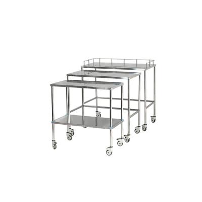 China 304 Stainless Steel China Manufacturer Hospital Medicine Instrument Medical Trolley for sale