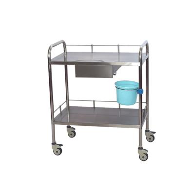 China 304 Stainless Steel China Supplier Wholesale Medical Cabinet Stainless Steel Hospital Trolley for sale