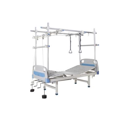 China Best Selling Two Hospital Medical Bed 2 Crank Manual Rehabilitation Hospital Bed for sale