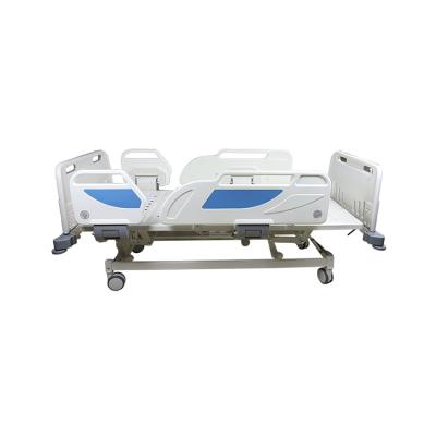 China Best Selling Two Adjustable Manual Medical Electric Icu Bed Hospital Bed Two Cranks for sale