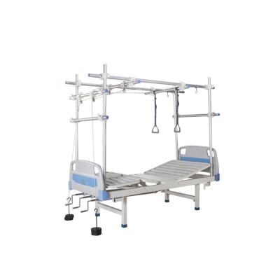 China Two High Grade Intensive Care Bed Two Cranks Adjustable Manual Hospital Bed for sale