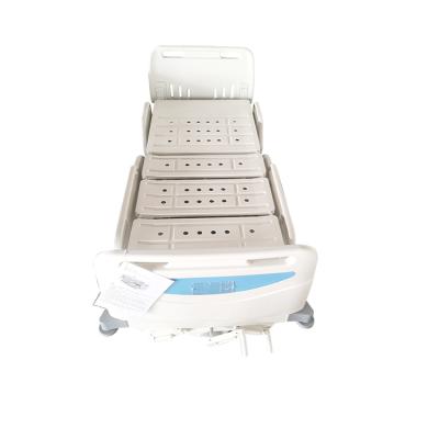 China Three Functional Factory Hospital Icu Beds 5 Functional Manual Medical Patient Bed for sale