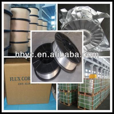 China Used for high performance welding in all positions. sheet metal flux solder core e71t 1 e81t1 ni1c, 0.030 no gas flux cored solder wire e71t-gs for sale