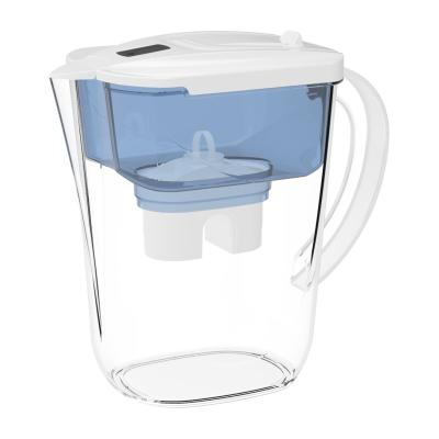 China Sustainable Water Filter Jug BPA Free Purifier Pitcher With Filter Cartridge 3.5 Liter for sale