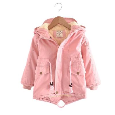 China Anti-Wrinkle Baby Boy Girls Jacket Fleece Hooded Unisex Fur Striped Winter Jacket Coat Down Support 100% Firm 500 Polyester Blazer Standard for sale