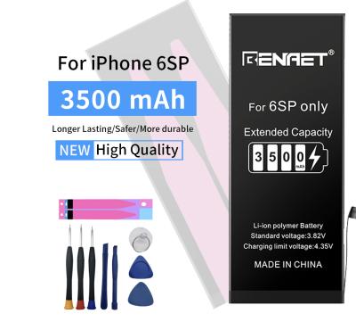 China High Capacity Replacement Mobile Phone Hot Selling Digital Phone Battery 6SP 6SPlus Battery For iPhone for sale