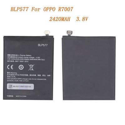 China Original 100% 3.8V 2420mAh BLP577 Mobile Phone Battery Backup Use For OPPO R7007 R3 R7005 R3001 A51 for sale