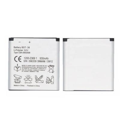 China Original BST38 bst-38 bst38 Mobile Phone Mobile Phone Battery For Sony Ericsson S500I W580I T650 K850I C902 K770 for sale