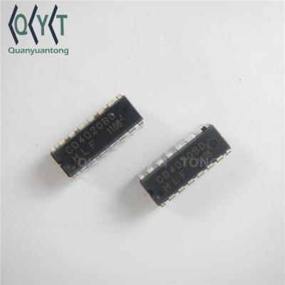 China Through Hole Type IC Logic Integrated Circuit 4020 4020BD CD4020 CD4020B CD4020BD for sale