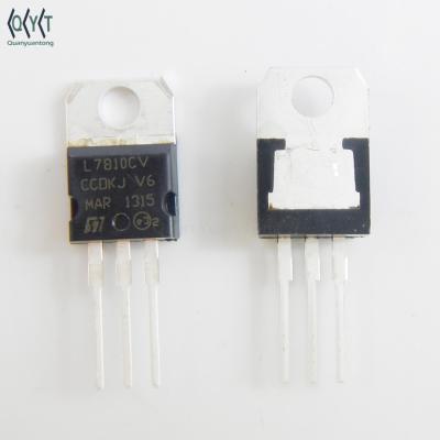 China Through Hole 10V 1.5A Linear Voltage Regulators IC TO-220 7810CV 7810 L7810 L7810C L7810CV for sale